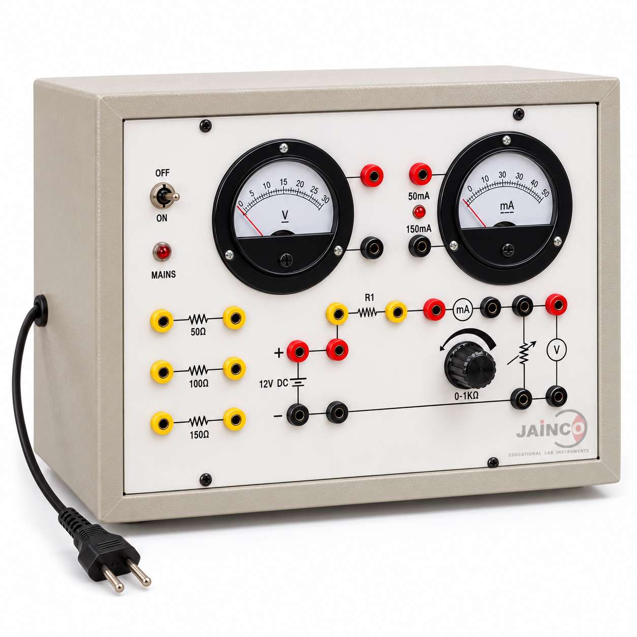 Verification of Maximum Power Transfer Theorem in DC Circuits